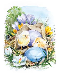 Postikortti Sirkku Saukonoja - Pääsiäistiput