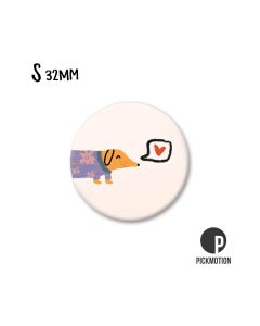 Magneetti S Pickmotion - Sausage dog heart