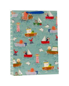 Lahjakassi XL Partisan - Ahoy There! Blue