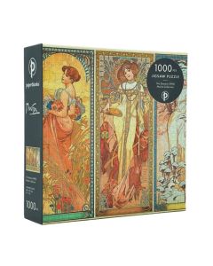 Palapeli 1000 palaa Paperblanks - Mucha The Seasons