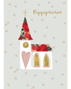 2-osainen kortti Hammond Gower - Rippi kirkko