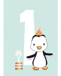 2-osainen kortti Henna Adel - 1 v. ikävuosikortti