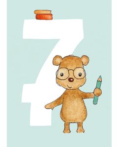 2-osainen kortti Henna Adel - 7 v. ikävuosikortti