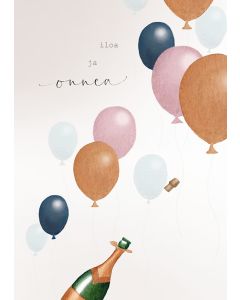 2-osainen kortti Henna Adel - Iloa ja onnea