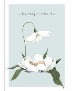 2-osainen kortti Henna Adel - Kastepäivänä, sininen