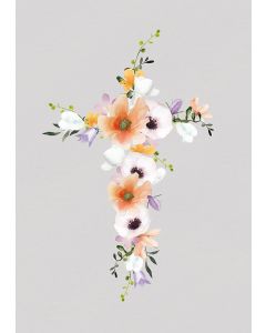 2-osainen kortti Henna Adel - Kukat, Rippiristi