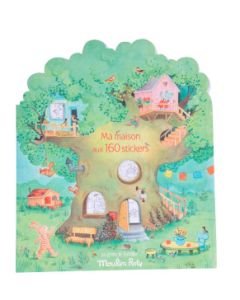 Värityskirja tarroilla - La Grande Famille