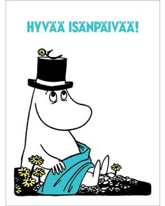 2-osainen kohopainokortti Muumi - Isänpäivä