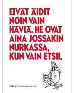 2-osainen kohopainokortti Muumi - Äitienpäivä