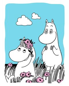 2-osainen kohopainokortti Muumi - Ihastus