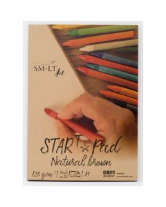 SMLT Star T luonnonruskea lehtiö 120g A4 (20) FSC