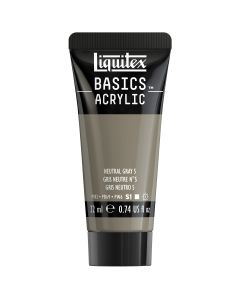 Liquitex Basics 22 ml  599 GREY NEUTRAL VALUE 5