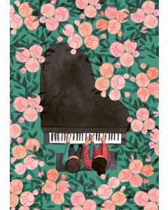 2-osainen kortti Polka Paper - Flyygeli