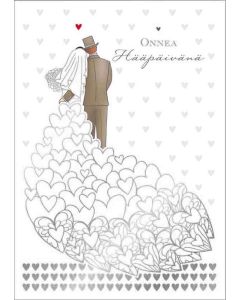 2-osainen kortti Quire - Onnea hääpäivänä
