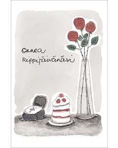 2-osainen kortti Sari's Artwork - Onnea rippipäivänä