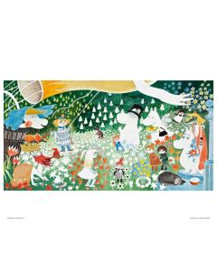 Juliste Putinki Muumi 24x30cm - Juhlat