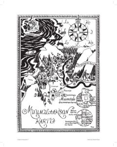 Juliste Putinki Muumi 50x70cm - Kartta FI