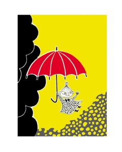 Juliste Putinki Muumi 24x30cm - Pikku Myy ja sateenvarjo