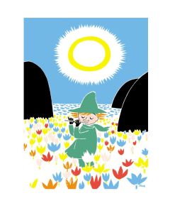 Juliste Putinki Muumi 24x30cm - Nuuskamuikkunen soittaa