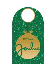 Pullokortti joulu - Hyvää joulua, vihreä