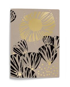 Kraft-vihko A5 Putinki Design - Kukat ja aurinko