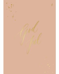 Postikortti joulu Kalligrafiastudio - God jul
