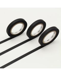 MT masking tape - 3 rolls/set matte black