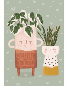 2-osainen kortti Kaisu Sandberg - Maljakkokaverukset