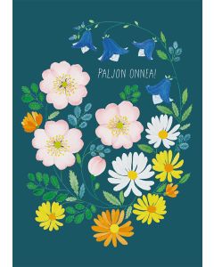 2-osainen kortti Anna Emilia - Paljon onnea!