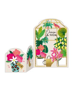 2-osainen kortti Hammond Gower - Viherkasvit, Onnea ja iloa