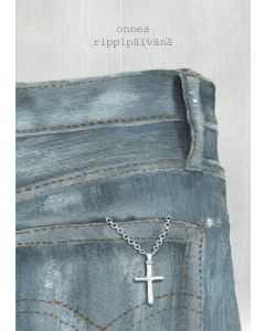 2-osainen kortti Henna Adel -Rippikortti, farkku