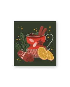 Pakettikortti joulu Putinki Sandberg - Glögi