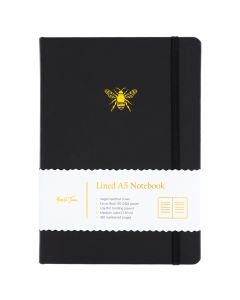 Muistikirja A5 Yop & Tom - Bee, Charcoal