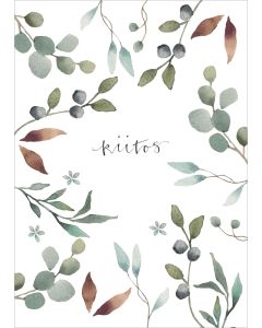 2-osainen kortti Henna Adel - Kiitos