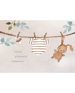 2-osainen kortti Henna Adel - Onnea pienestä ihmeestä