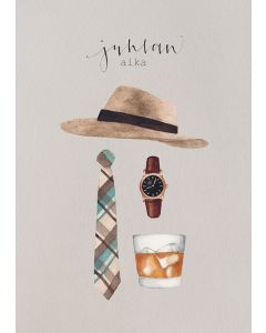 2-osainen kortti Henna Adel - Juhlan aika