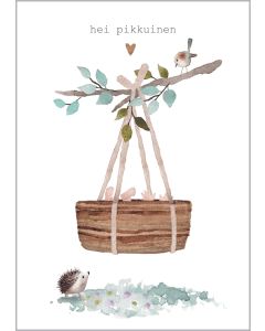 2-osainen kortti Henna Adel - Hei pikkuinen