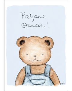 Postikortti Sari's Artwork - Paljon onnea! Nallepoika
