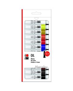 Marabu Öljyvärilajitelma 12x12ml, 0