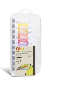 T Primo öljyvärit 10x18ml, muovikotelossa