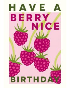 2-osainen kortti The Art File - Planted Berry Birthday