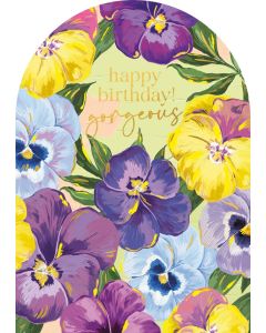 2-osainen kortti The Art File - Sundaze Georgeous Birthday