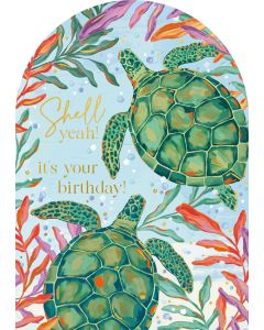 2-osainen kortti The Art File - Sundaze Shell Yeah Birthday