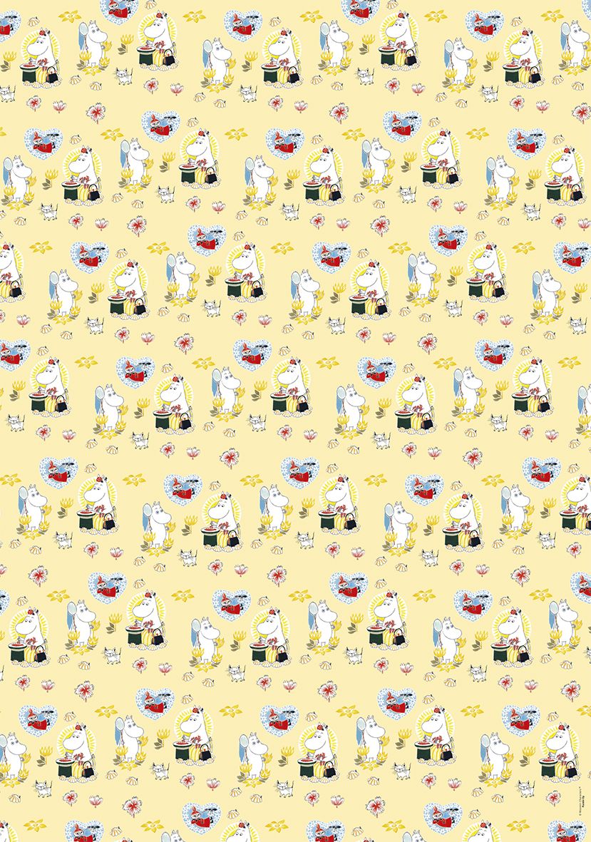 Lahjapaperirulla Putinki Muumi - Kiiltokuva