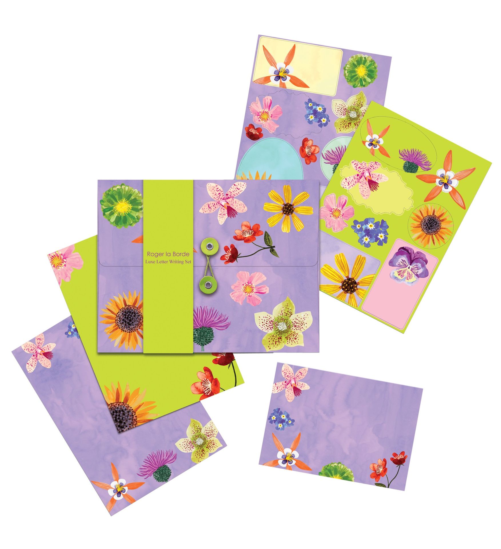 Kirjepaperisetti Roger la Borde - Floral Supernova