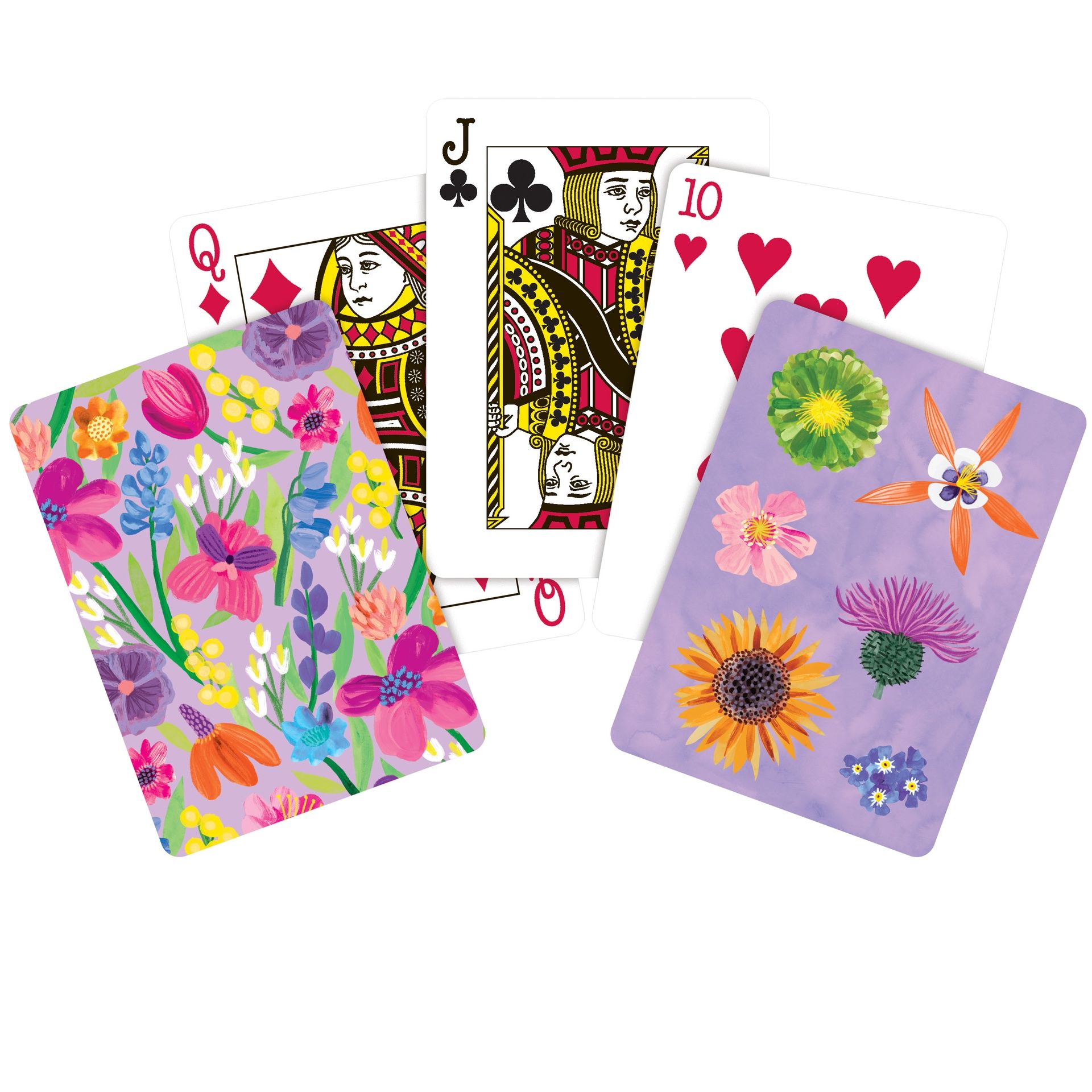 Pelikortit Roger la Borde - Floral Supernova