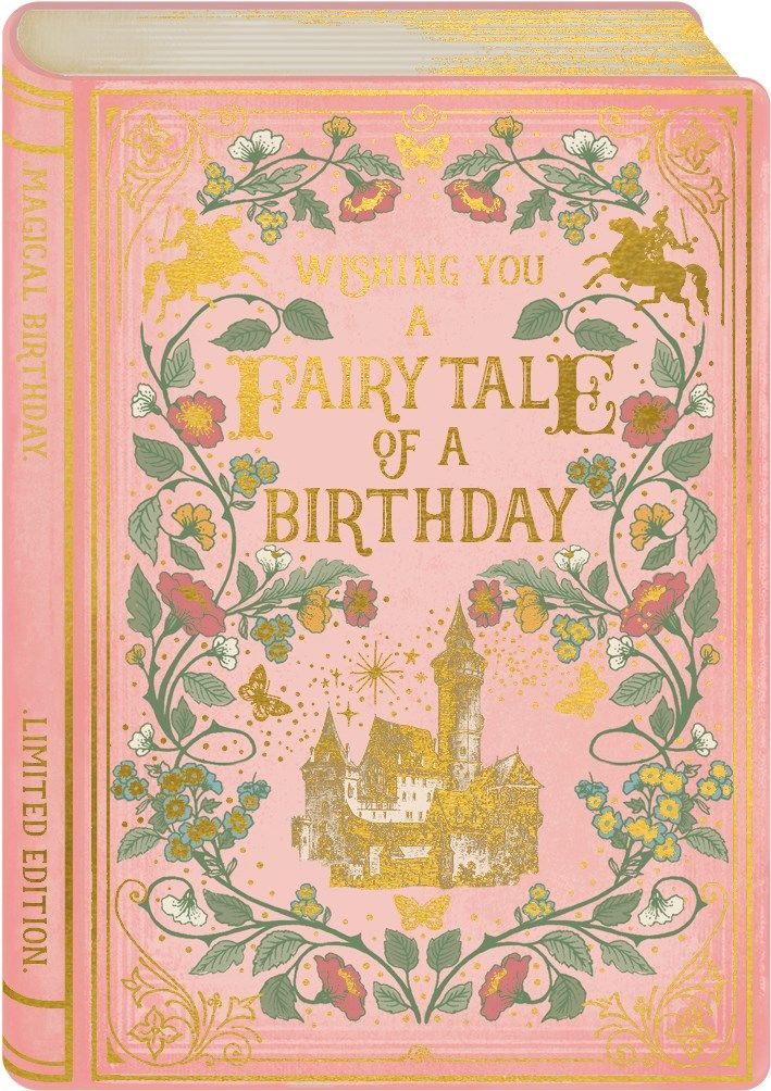 2-osainen kortti The Art File - Storybook Fairy Tale Birthday