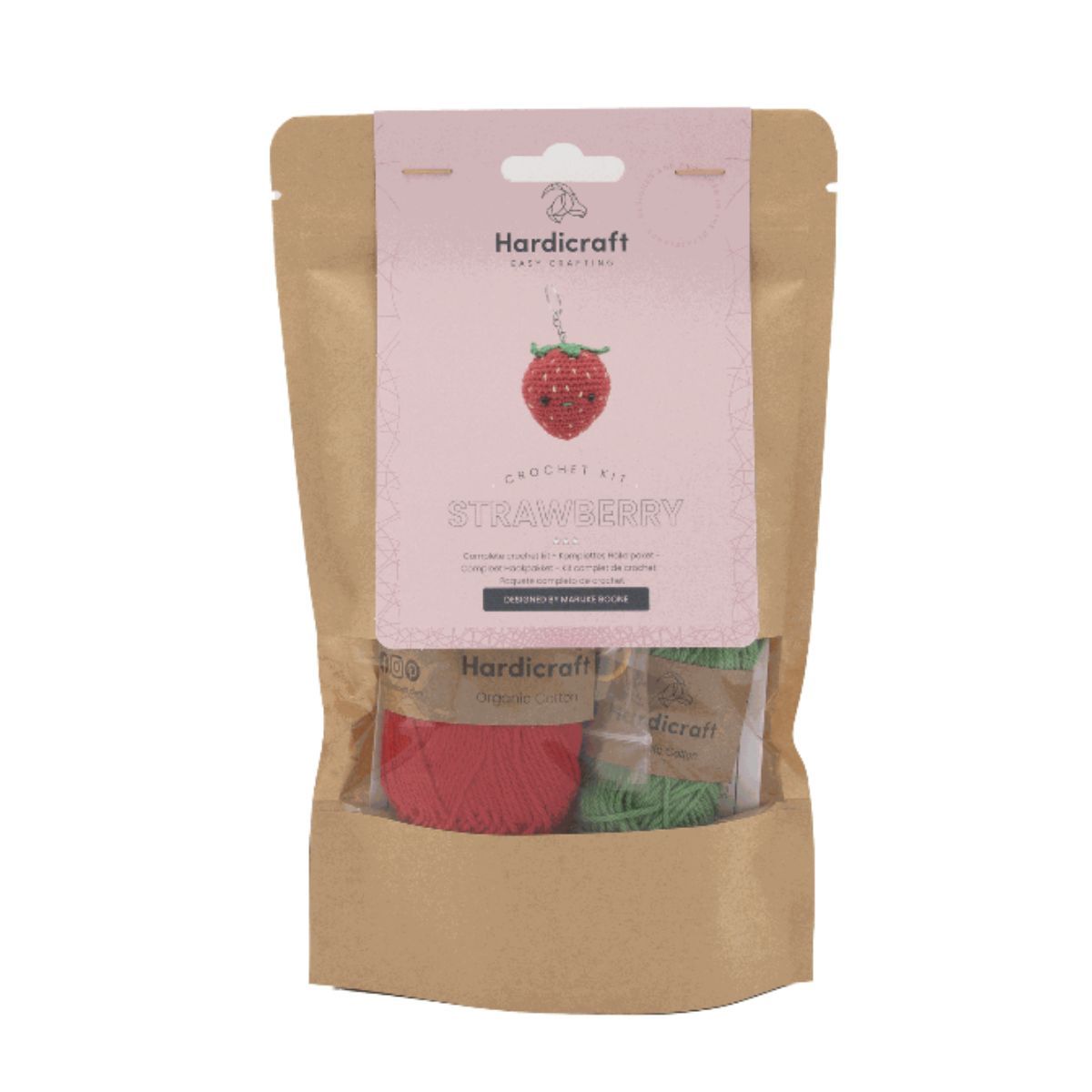 Amigurumi virkkaussetti Hardicraft - Strawberry