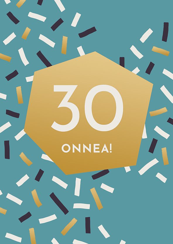 2-osainen kortti Putinki Moments - Ikävuosi 30