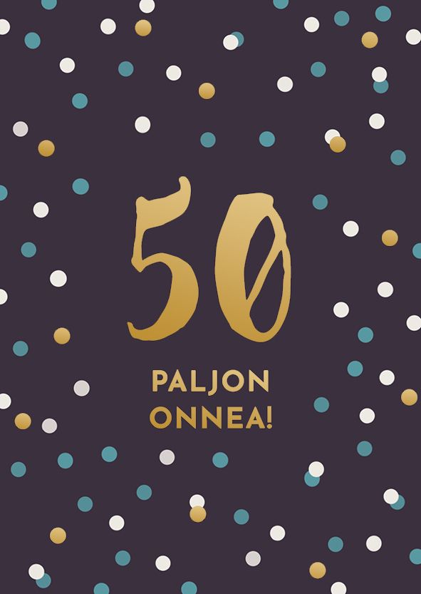 2-osainen kortti Putinki Moments - Ikävuosi 50